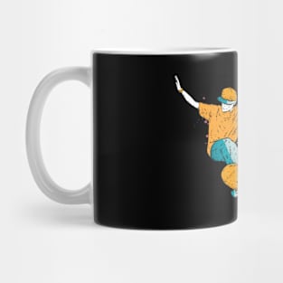 Vintage Skater Skateboarding Sport Mug